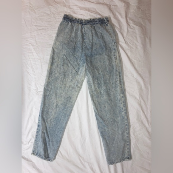 Vintage Acid Wash Denim Joggers - Picture 7 of 13
